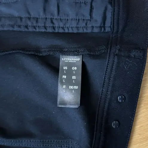 Liverpool Los Angeles Women's Kolten Denim Jacket Black L NWT Western Stretch Size L