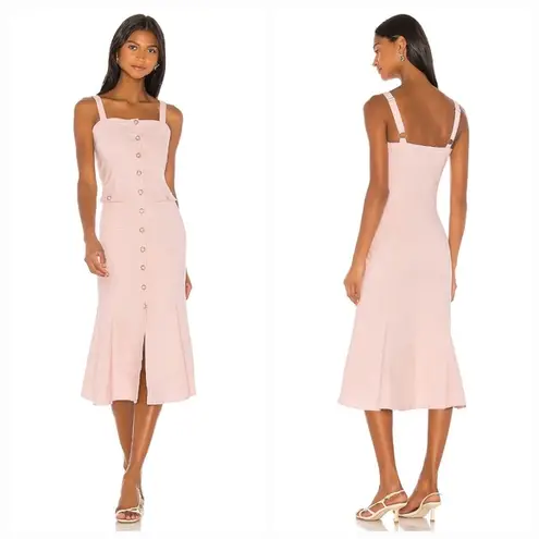 Majorelle Otis Midi Dress in Blush Pink
