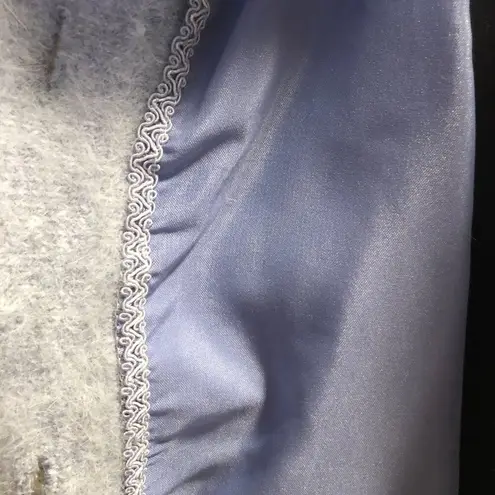 Custom Made Cashmere Angora Fox Fur Embellished Lined Sweater S/M New $895