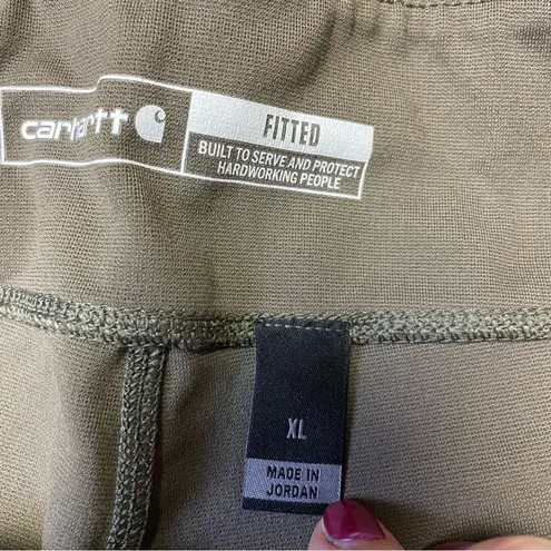 Carhartt  Force Fitted Lightweight Ankle Length Legging Women’s XL Olive Green