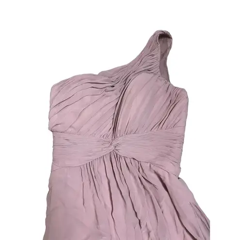 Mori Lee Madeline Rose Gardner One Shoulder Bridesmaid Formal Gown Size 2