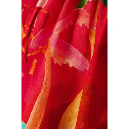 Farm Rio Ipanema One-Shoulder Cut-Out Mini Dress Size XS