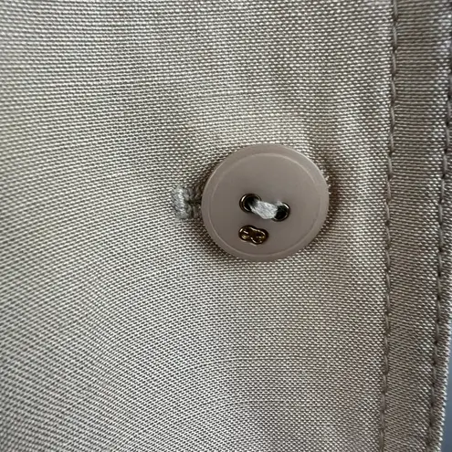 Vintage Escada Silk Linen Blazer Y2K Neutral Designer Cream Butter Yellow Blazer Size M