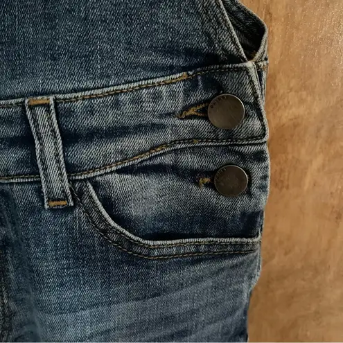 DL1961 NWT Florence Burrow Mid-Rise Skinny Overalls Jeans Size 26