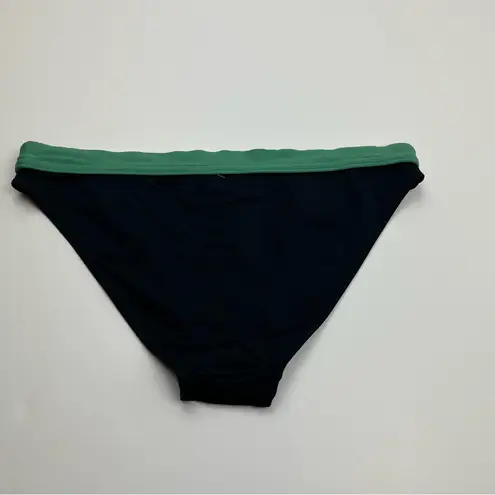 Dries Van Noten Gioia Black Green Swim Bikini Bottom Womens Size Large NWOT