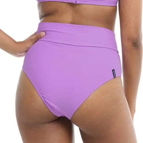 Body Glove Standard Smoothies Woodstock Solid High Rise Bikini Bottom Swimsuit