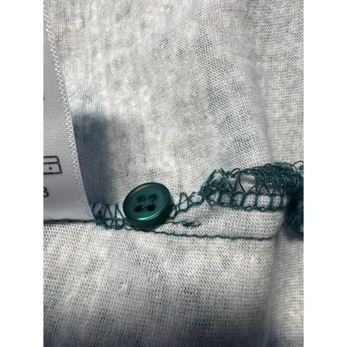 Woman Within Green Print Polo Shirt Womens Plus Size 18/20 Short Sleeve