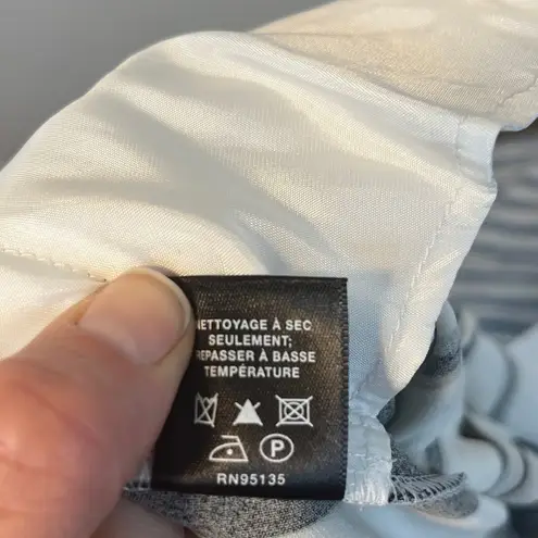 Lafayette 148 New York Hester Striped Wide-LegPull On Viscose Pants Sz M