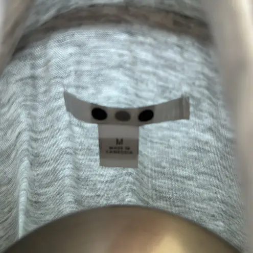 Three Dots Gray Puffer Jacket with Cozy Insulation