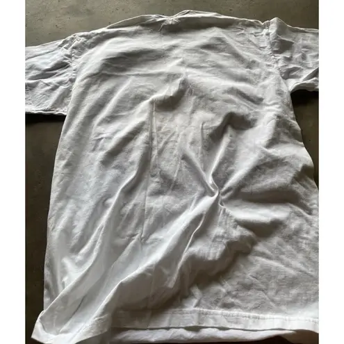 Vintage Pacific Connections Cozumel Sun Graphic Oversized Made in USA Sz OS White