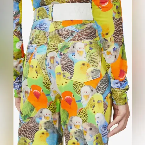 Loewe NWT Parrots mid-rise wide-leg jeans