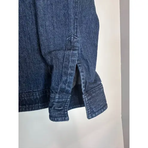 Krazy Kat Women’s Denim Jacket Small Embroidered Boho Western (Missing Buttons)