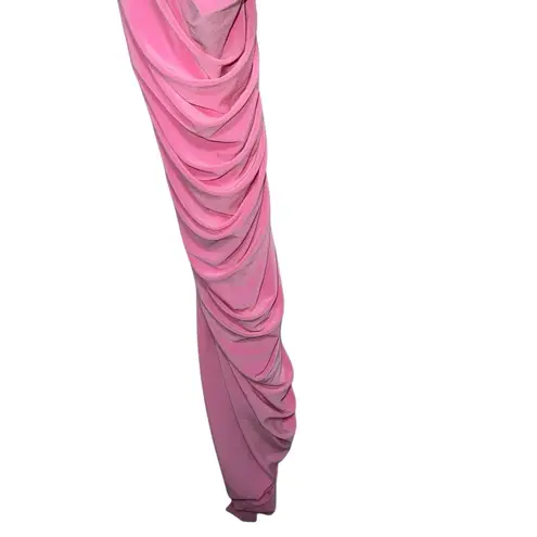 Norma Kamali NEW NWT Diana One Shoulder Dress To Knee In Candy Pink