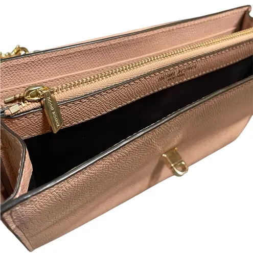 Henri Bendel Uptown Crossbody 2-Way Bag w Turnlock Clasp & Dual Interior Pockets