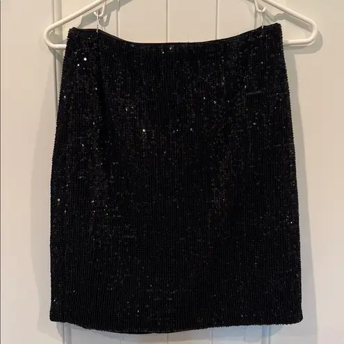 JVN by Jovani Black Sequin 2-Piece Homecoming/Prom Dress Size 2