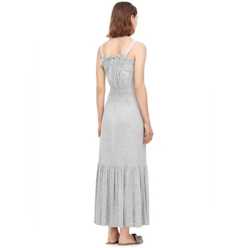 Rebecca Taylor JERSEY TANK Maxi DRESS Size Medium lagenlook in Gray
