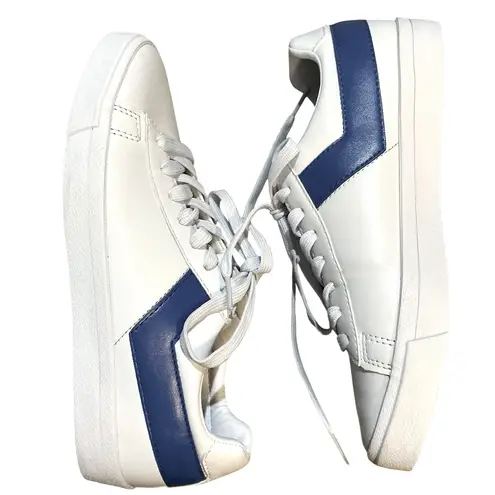 PONY Top Star Low Core Sneakers 38/7 White/Royal Blue EUC White