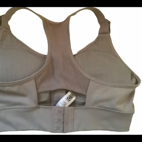 Athleta  ultimate sport bra women’s yoga gym grey sport bra size XS zipper front