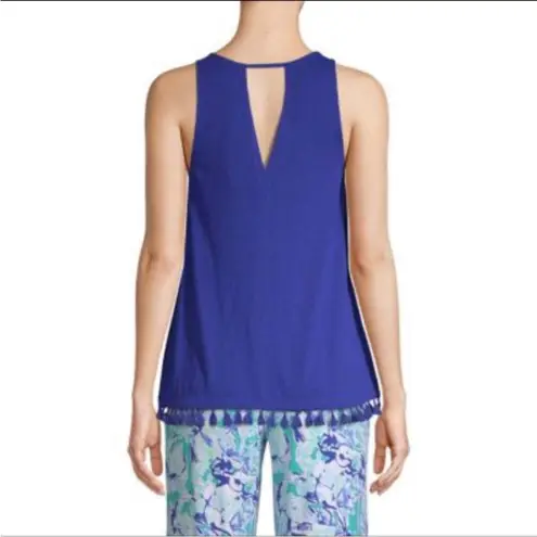 Lilly Pulitzer NWT  Rexie Top in Twilight Blue Sz M thumbnail 2
