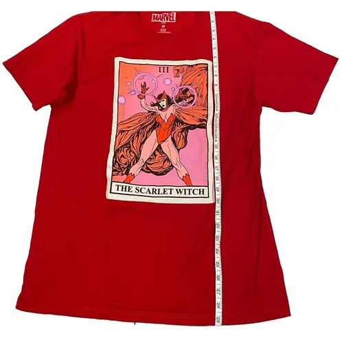 Marvel  Scarlet Witch Red Short Sleeve T-Shirt (Medium)