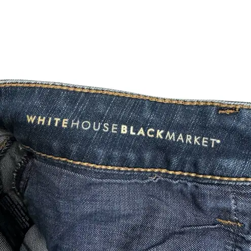 White House | Black Market  The Slim Crop  With Copper Hemline Jeans Size 2