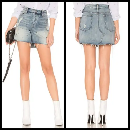 Rails ππ Wynonna Denim Vintage Studded Mini Skirt