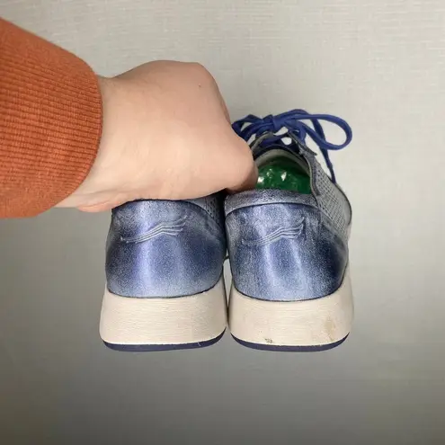 Dansko | Womans Christina Blue Metallic Brush 37