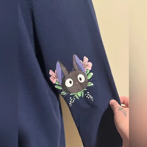Her Universe Preloved Navy Blue Kiki's Delivery Service Jiji Sweater size 1 - Image 9