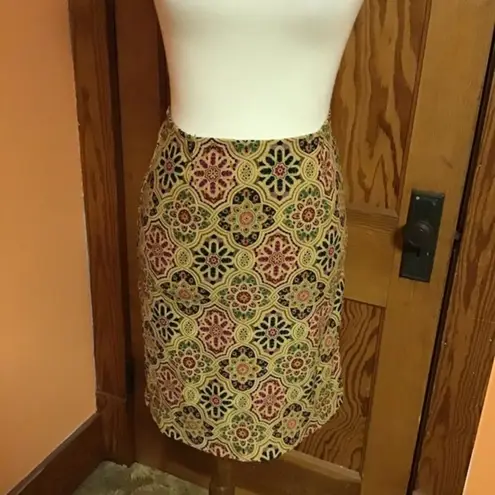 Vtg Y2K bright floral skirt