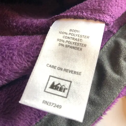 REI purple zip up jacket size XS - Image 7