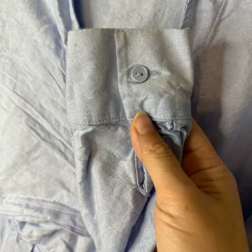 Bershka Denim faux wrap dress mini size small