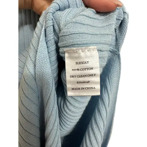 Elexiay marisol crochet baby blue skirt size Small $200