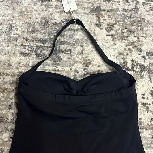 Halara Softlyzero Plush Halter Ruched Backless Split Hem Mini Active Dress NWT