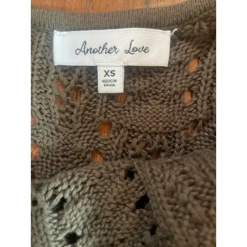 ANOTHER LOVE Clementine Dress in OLIVE GREEN Fairy Core Size XS