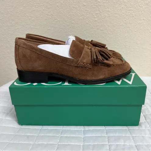 J.Crew  Suede Maison Tassel Loafers in Walnut Brown Size 7 - Image 5