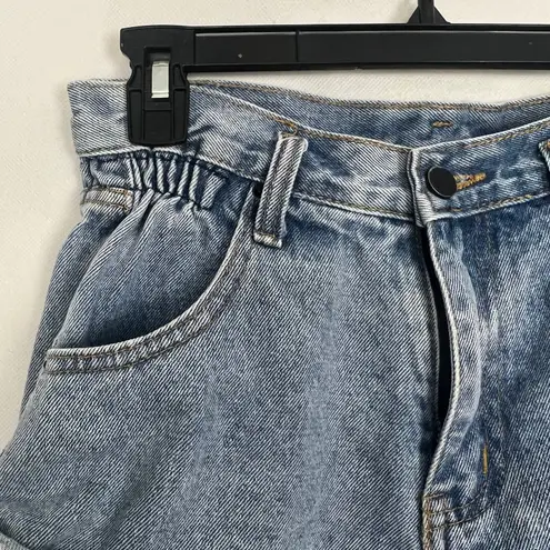 The Current Fashion Vintage Paper Bag Chic Coquette Western Cowgirl Shorts Sz S Blue