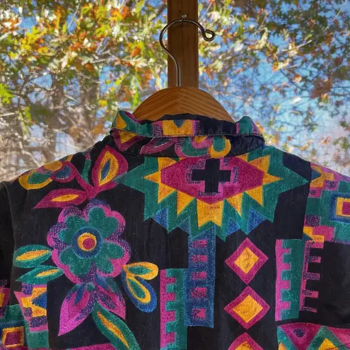 Western Plains Trading Co. Women's Vintage Western Shirt Size S Black