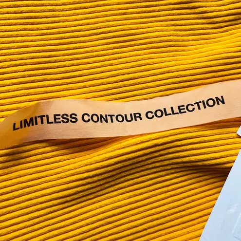 ZARA  Limitless Contour Collection Racerback Bodysuit Yellow Size XSmall to Small