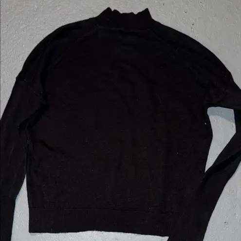 ATM Elegant Black mockneck Turtleneck Sweater