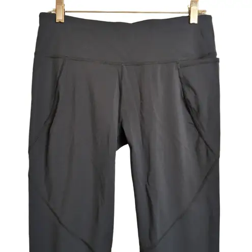 Sweaty Betty Teal Blue Green High-Waisted Side Pocket POWER 7/8 Leggings US 10