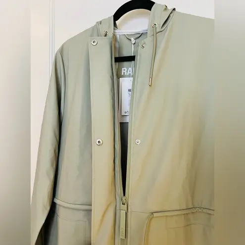 Rains String Parka, “Earth”, women’s L, NWT Green Size L