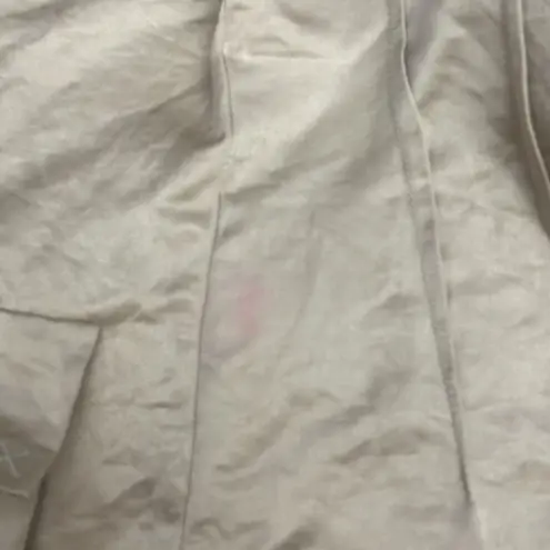 Ricky Freeman Rickie Freeman Teri Jon Beige Women's Silk Blend Short Sleeve Blouse Size 6