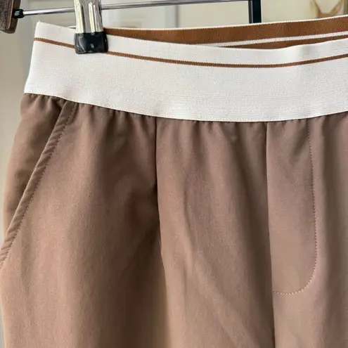 OGL Move Waterproof Lightweight Elastic Waist Pants Brown M Size M