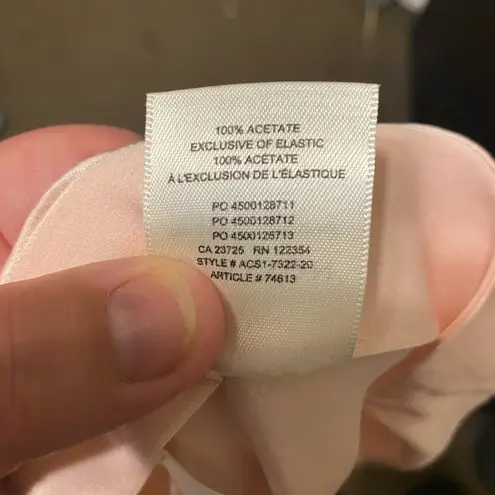 Babaton Satin Slip Mini Skirt Pink Size 6