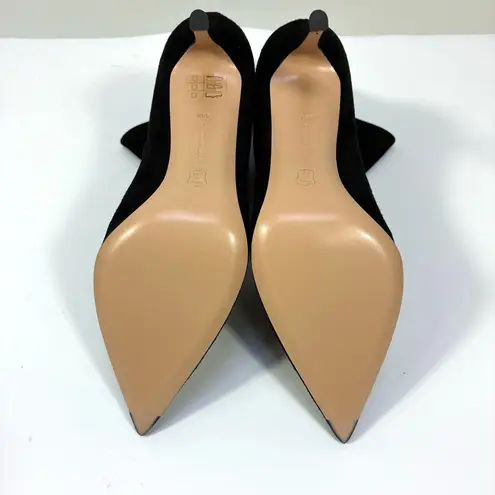 Gianvito Rossi Camoscio Stivale Pointed Toe Bootie Boots Black 39.5 EU NEW