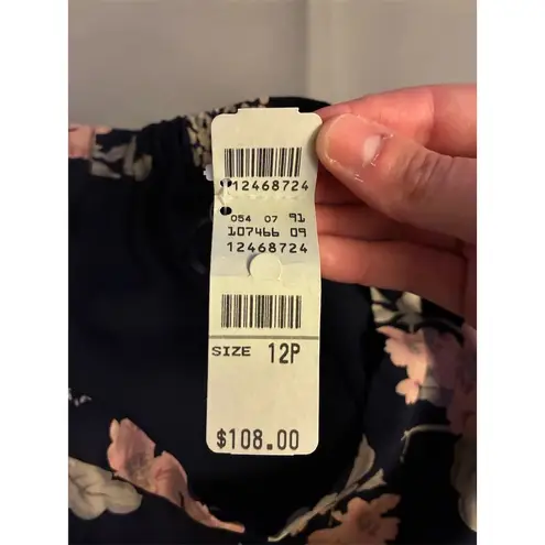 Talbots Petites Women's Silk Floral A