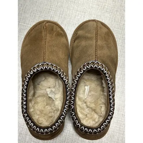 UGG  Suede Tasman Slipper Chestnut (5955), Sz 6.0 Women Slip On