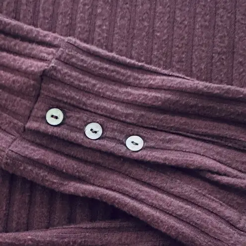 Michael Stars Opal Button Cuff Turtleneck