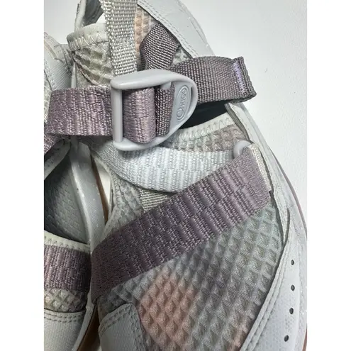 Chacos Chaco Chillos Sport Sandals Water Shoes Gray Lilac Mesh Slip On Women's 6