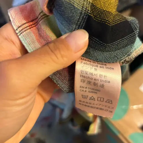 KAVU Sleeveless Plaid Makayla Button-Up Shirt Dress